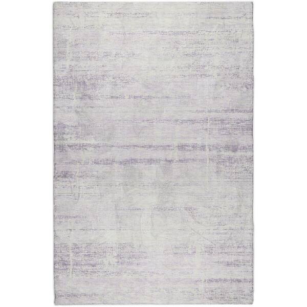 Dream Shag Premium Machine Washable Abstract ADS747 Lavender 10 ft. x 14 ft. Area Rug
