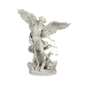 17 in. H St. Michael Archangel Gallery Resin Tabletop Statue