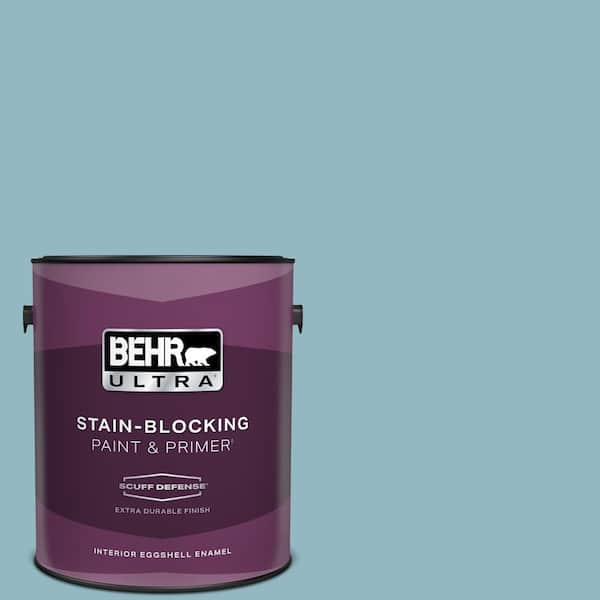 BEHR ULTRA 1 gal. #PPU13-09 Tahoe Blue Extra Durable Eggshell Enamel Interior Paint & Primer