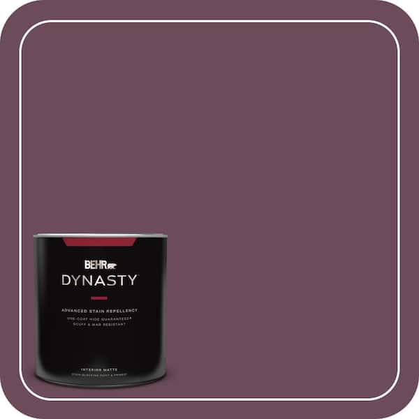BEHR DYNASTY 1 qt. #PPU1-20 Spiced Plum Matte Interior Stain-Blocking Paint & Primer