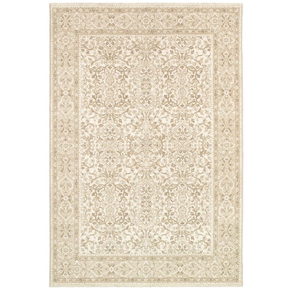 Couristan Marina St. Tropez Champagne-Pearl 2 ft. x 4 ft. Area Rug ...