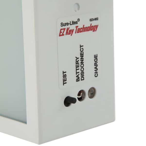 CHX Series 3-Watt White Integrated LED Steel Exit Sign, City of Chicago Compliant