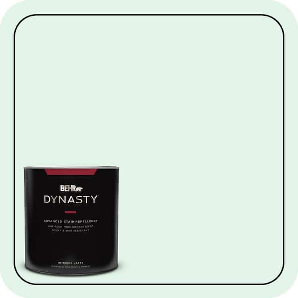 BEHR DYNASTY 1 qt. #470A-1 Window Pane Matte Interior Stain-Blocking Paint & Primer
