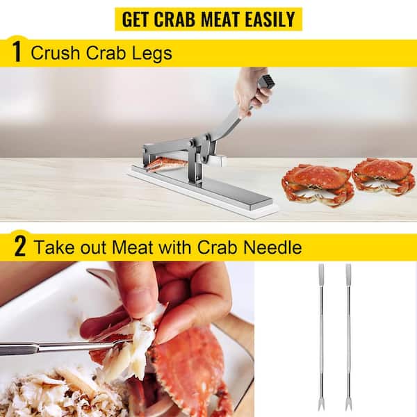  Seafood Cracker Tools, 21 Pcs Crab Leg Crackers and
