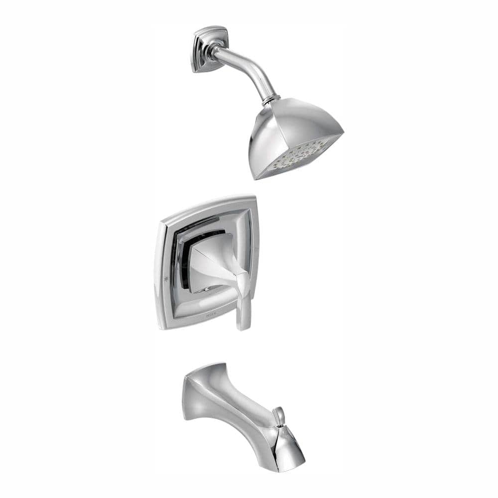 MOEN Voss PosiTemp SingleHandle Tub and Shower Faucet Trim Kit with EcoPerformance in Chrome
