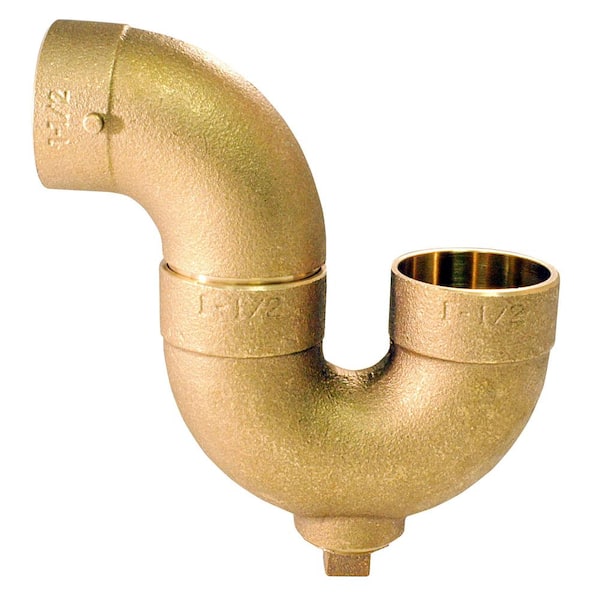 Unbranded 1-1/2 in. Cast Brass DWV P-Trap