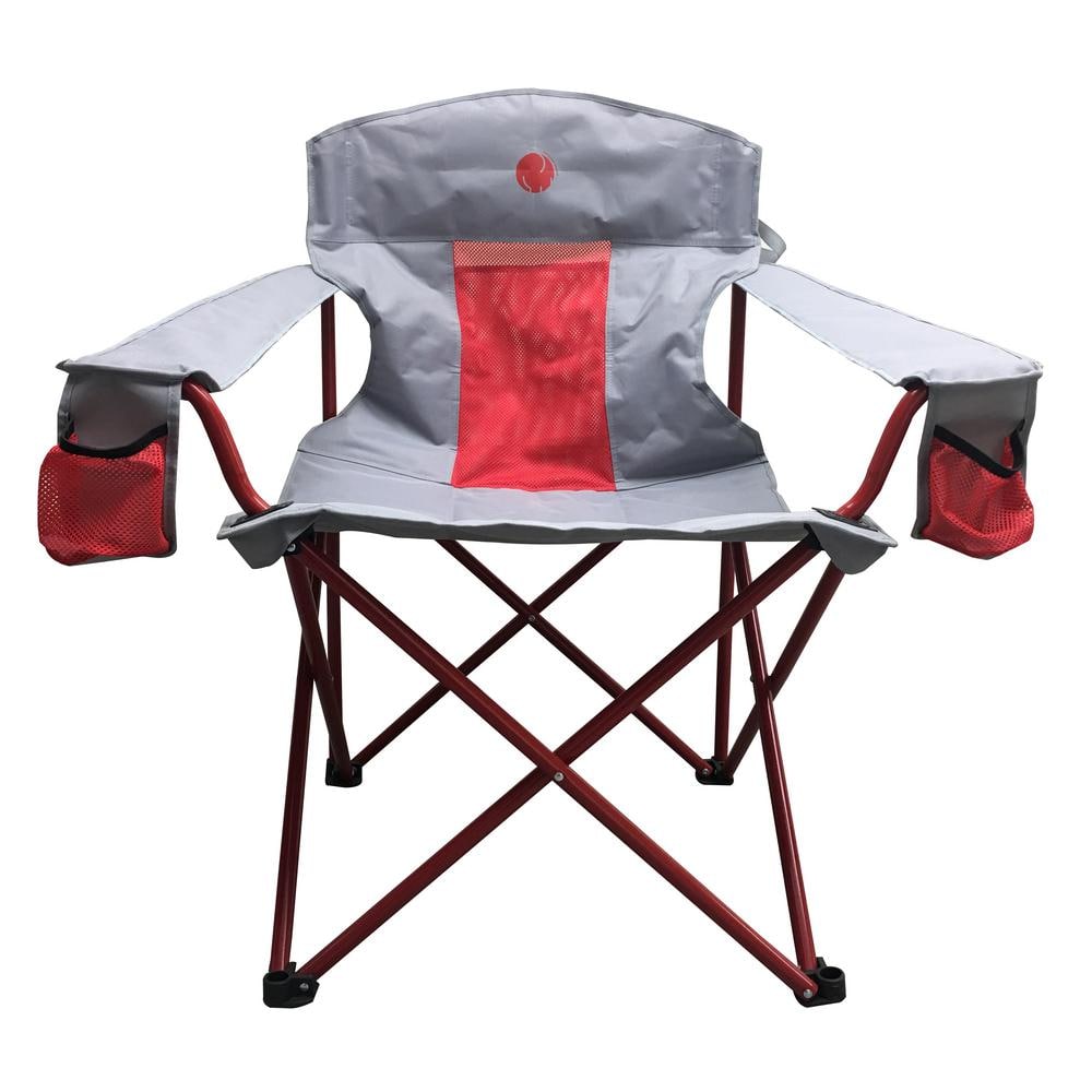 Omnicore Designs 500 Lbs Capacity Xxl Big And Tall Heavy Duty Padded Mesh Camp Chair 886783004462 The Home Depot