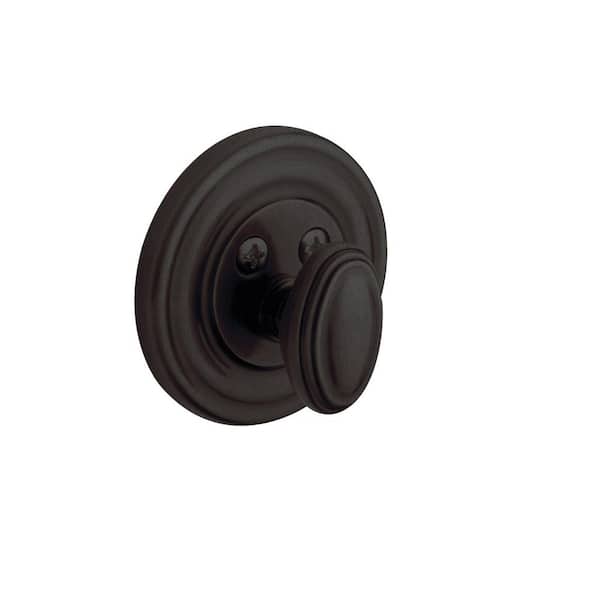 Baldwin Traditional Oil Rubbed Bronze Single Cylinder Distressed Patio Deadbolt