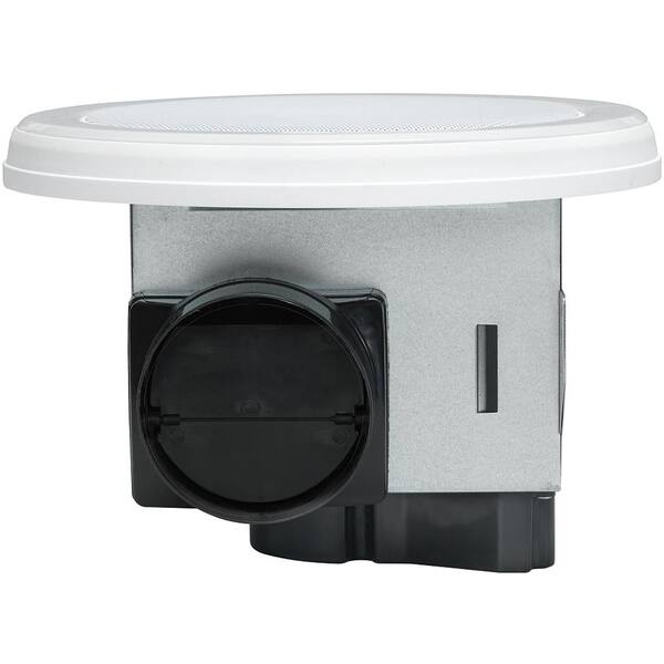 Home Netwerks 80 Cfm Ceiling Mount Bathroom Exhaust Fan With Bluetooth Speaker And Led Light 7130 18 Bt The Home Depot