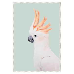 Cockatoo by Kathrin Pienaar 1-Piece Floater Frame Giclee Animal Canvas Art Print 33 in. W. x 23 in.