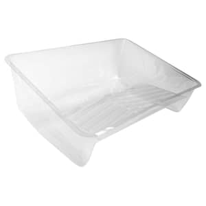 14 in. Clear Plastic Bucket Tray Liner