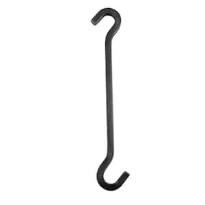 Handcrafted 10 in. Extension Hook Hammered Steel