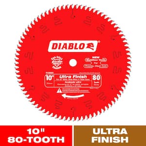 10 in. x 80-Tooth Ultra Finish Circular Saw Blade