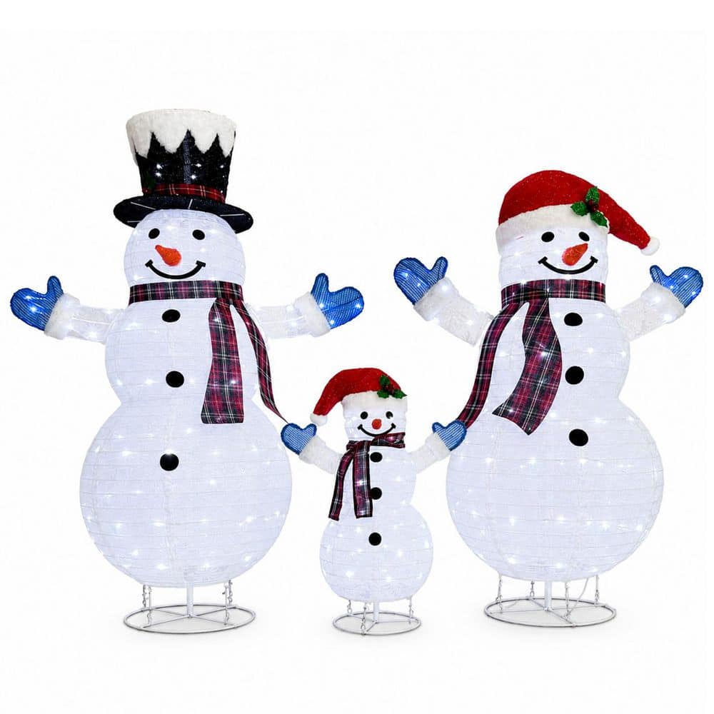 Starfree 47.5 in. 3-Piece Outdoor Christmas Decoration Pop-Up