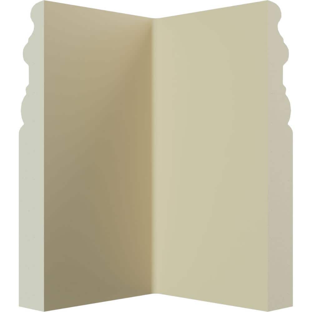 Gray Polyurethane Hillsborough Baseboard Moulding Outside Corner