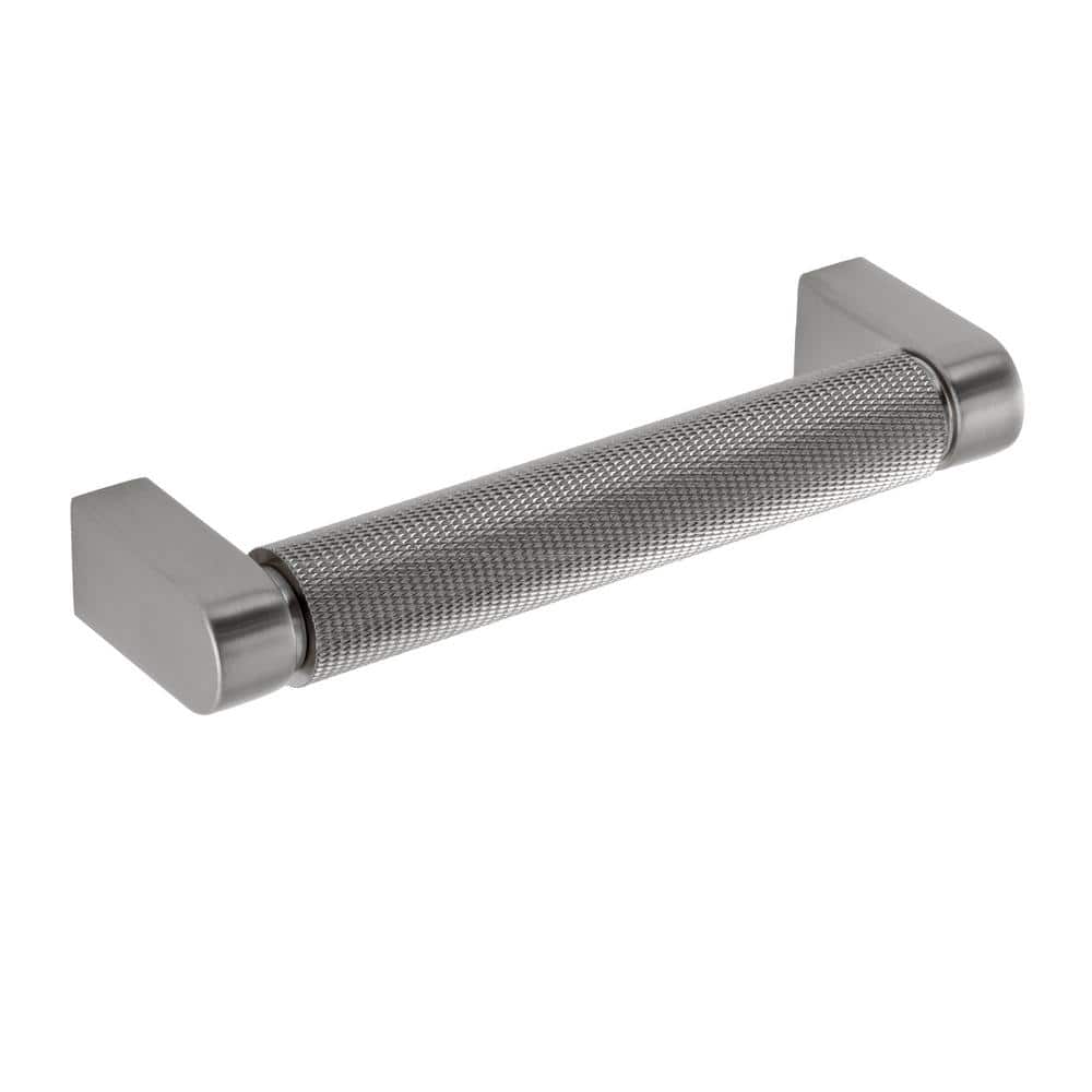 Kent Knurled 4" Satin Nickel Bar Pull Multipack