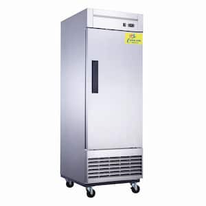 23.0 cu. ft. Frost-free One Door Commercial Reach In Upright Freezer in Stainless Steel