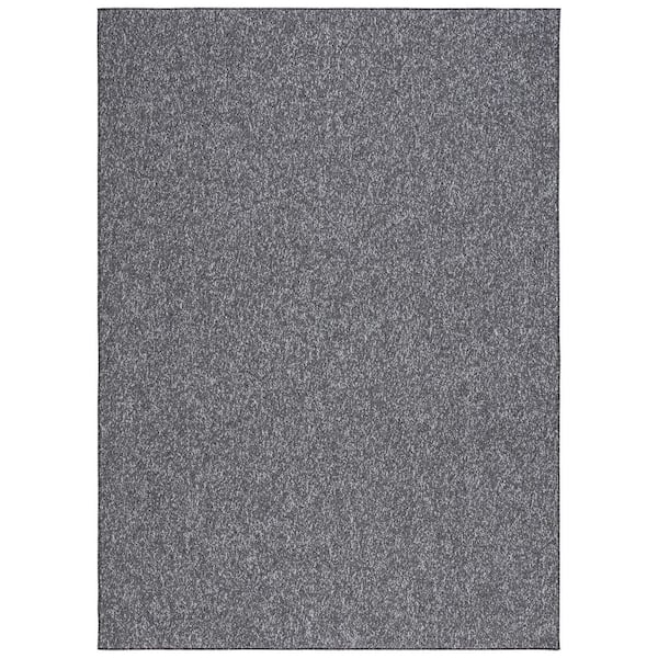 SAFAVIEH River 4 ft. x 6 ft. Charcoal Solid Marle Area Rug RVR600J-4 ...