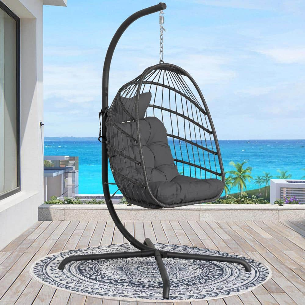 Hanging chair in discount balcony