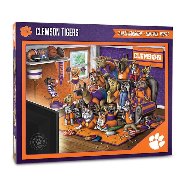 YouTheFan NCAA Clemson Tigers Purebred Fans Puzzle-A Real Nailbiter ...