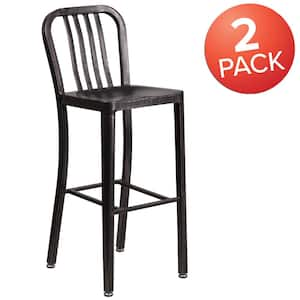 Metal Outdoor Bar Stool (2-Pack)