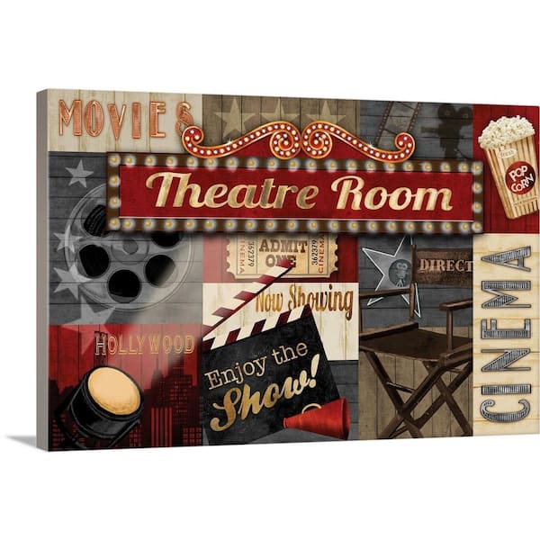 GreatBigCanvas "Theatre Room" by Conrad Knutsen Canvas Wall Art