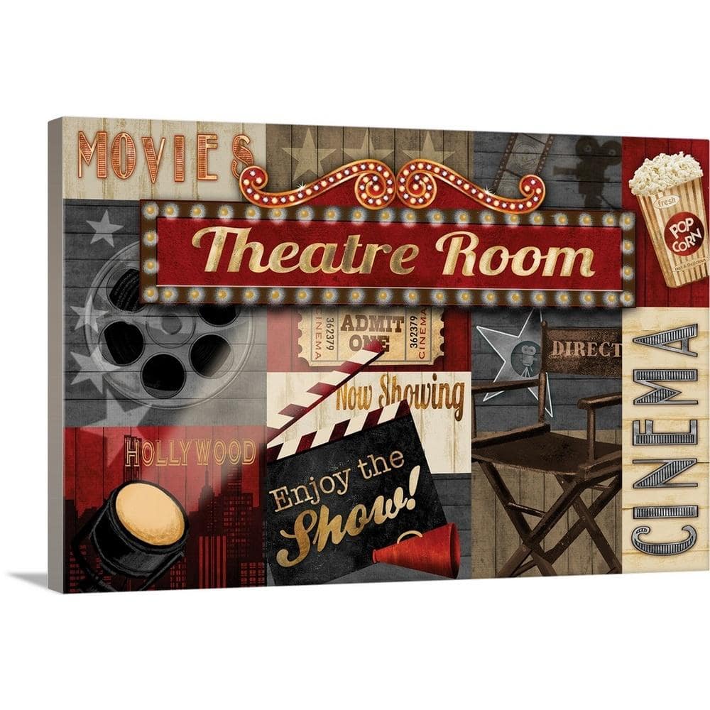 26 Pieces of Movie Theater Wall Art offers