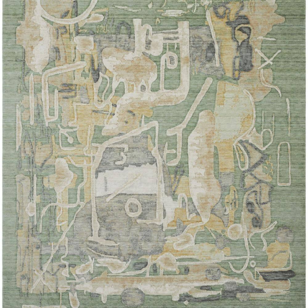 Paintwrks 7 X 9 Multi-Colored Abstract Washable Area Rug price history on PriceWatchPro