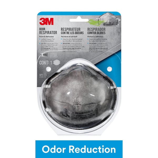 3M 8247 R95 Paint and Adhesive Odor Disposable Respirator Mask with Carbon Layer