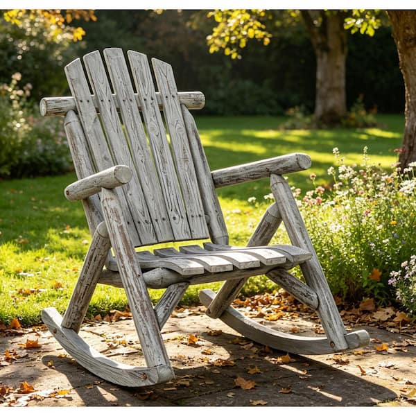 ウッドチェア20脚 ウッドチェア20脚 Wood Outdoor Rocking Chair, Porch Rocker Chair in