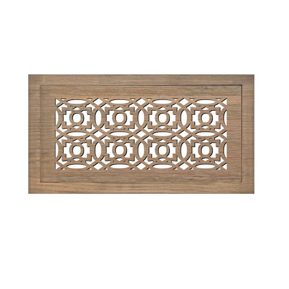 Hardwood Floor Register, Duct Opening 6X12 (Overall 9x15) - Moroccan Design price history on PriceWatchPro