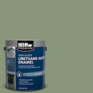 1 gal. #S390-5 Laurel Tree Urethane Alkyd Semi-Gloss Enamel Interior/Exterior Paint