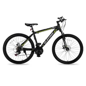 24 in. Aluminum Adult Mountain Bike with 21 Speed Green