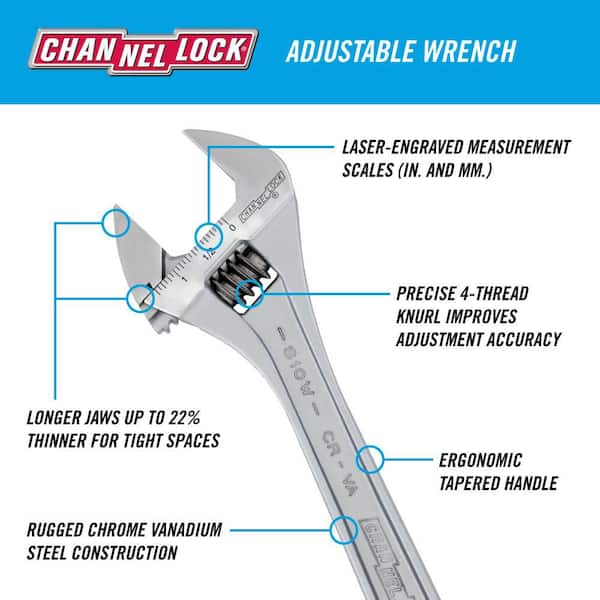 10 in. Adjustable Wrench