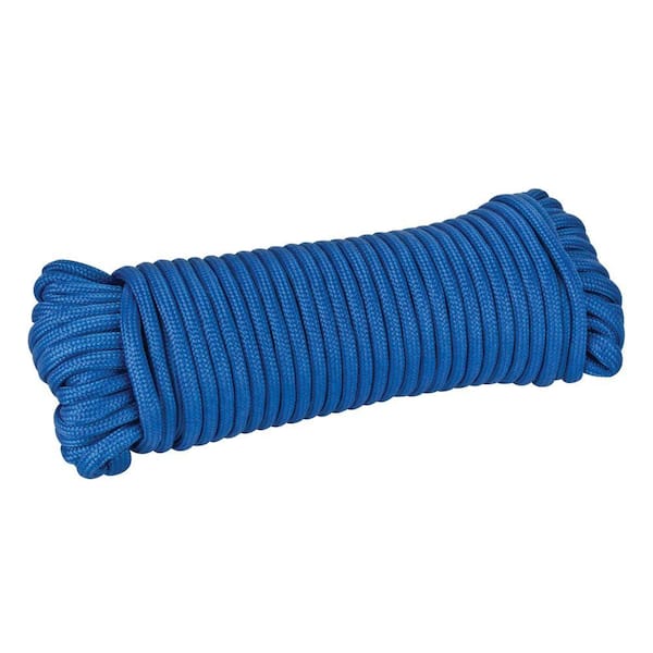 Everbilt 1/8 in. x 50 ft. Paracord Rope, Blue