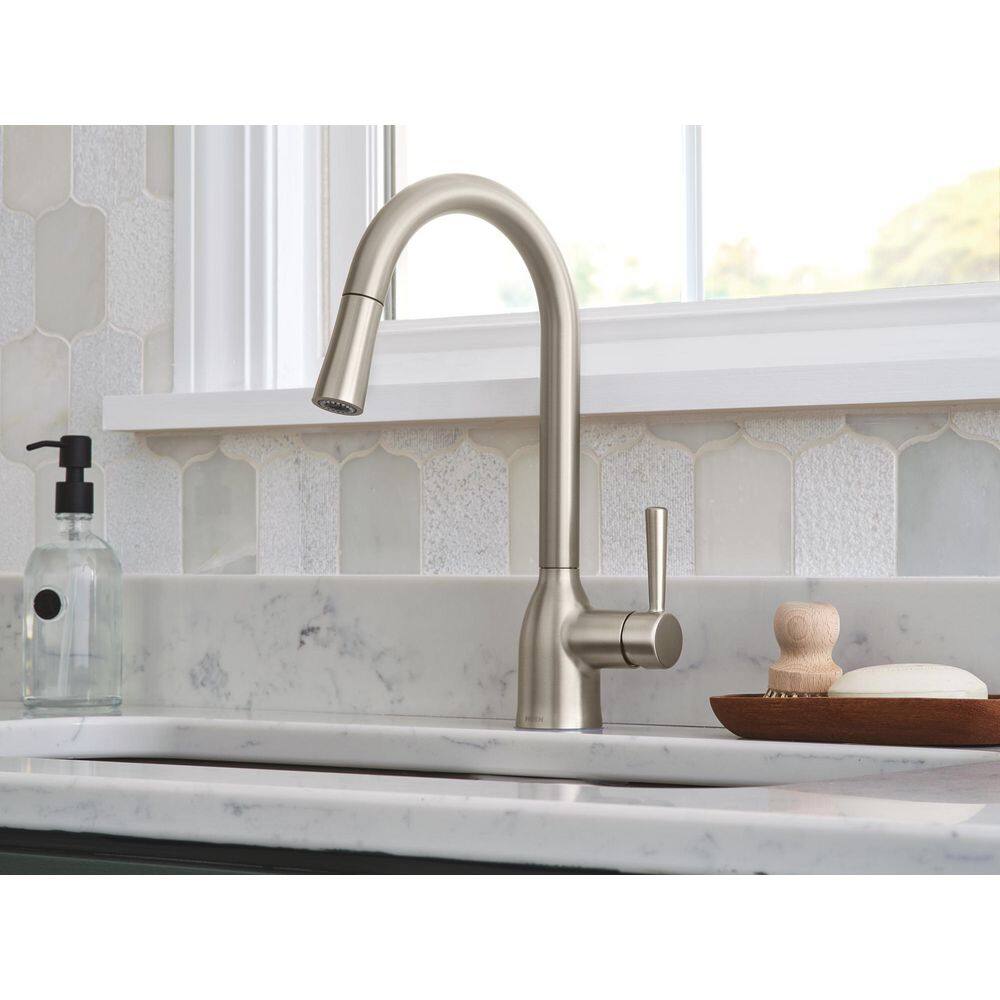 Adler Stainless Steel Pull-Down Kitchen Faucet with Spray