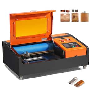 40-Watt Desktop CO2 Laser Engraver 12 x 8 in. 11.8 IPS Laser Cutter Machine with Water-Cooled Laser Tube