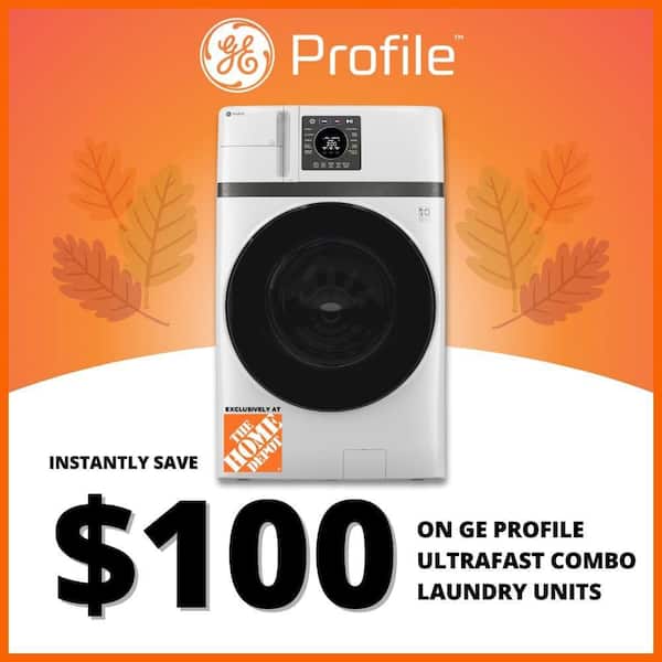 Profile 4.8 cu. ft. Smart UltraFast Electric Washer & Dryer Combo in Carbon Graphite with Ventless Heat Pump Technology