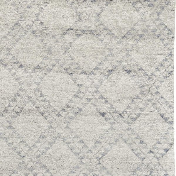 8 X 10 Gray, Ivory Geometric Area Rug