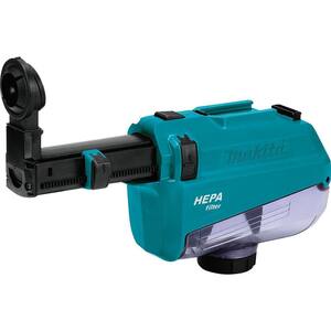 Makita DX08 Dust Extractor Attachment – HEPA Filter, For 1" Rotary Hammer, OSHA Compliant