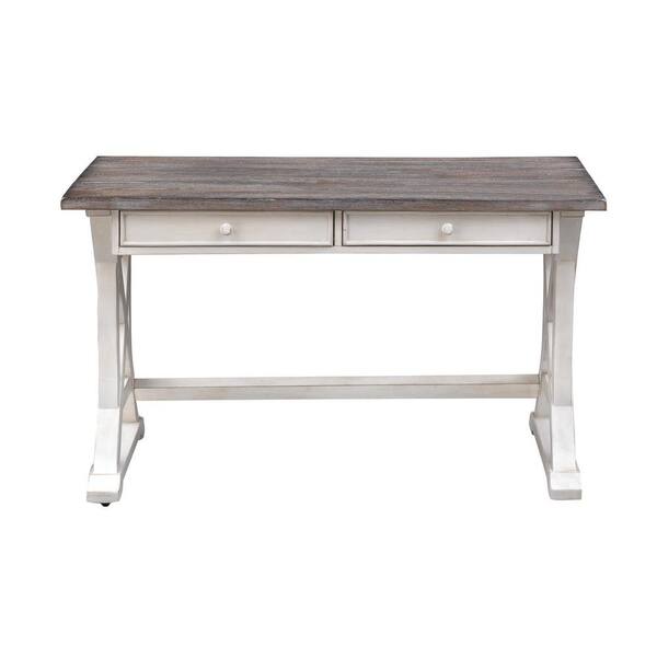 Coast to Coast Bar Harbor II Cream Two Drawer Writing Desk