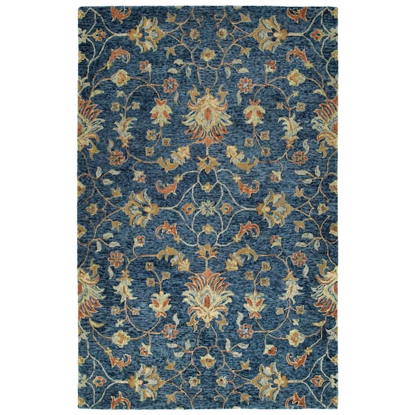 Kaleen Chancellor Denim 9 ft. x 12 ft. Area Rug