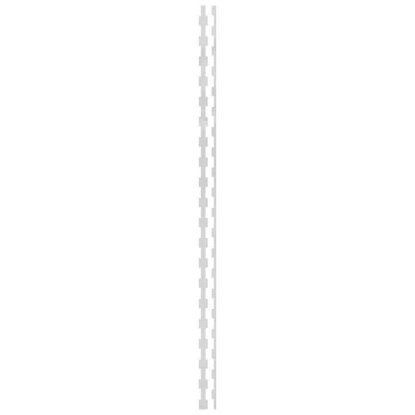 Ekena Millwork Midland 0.125 in. T x 0.17 ft. W x 8 ft. L White Acrylic Resin Decorative Wall Paneling 30-Pack