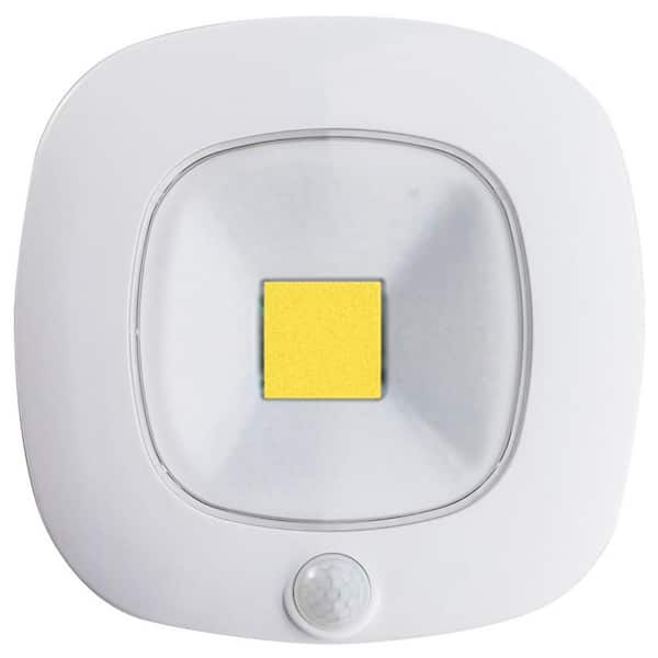 Light It White Motion Sensor Ceiling 30028 308 The Home Depot White Motion Sensor Ceiling Light, Wireless Ceiling Lights At Home Depot