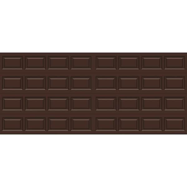 Clopay Classic Steel Short Panel 16 ft. x 7 ft. Insulated 12.9 R-Value Chocolate Garage Door without windows