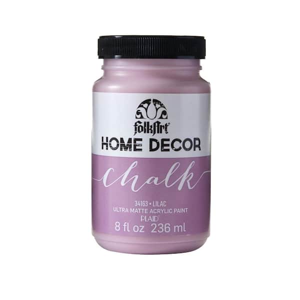 FolkArt Home Decor 8 oz. Lilac Ultra-Matte Chalk Finish Paint