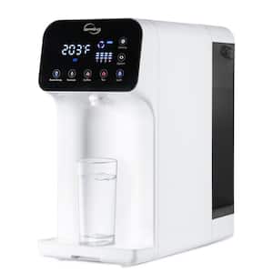 iSpring RCD100 5-Stage Countertop Reverse Osmosis System, Instant Hot RO Water Dispenser with UV, 2.5:1 Pure to Drain, 100 gpd Portable Water