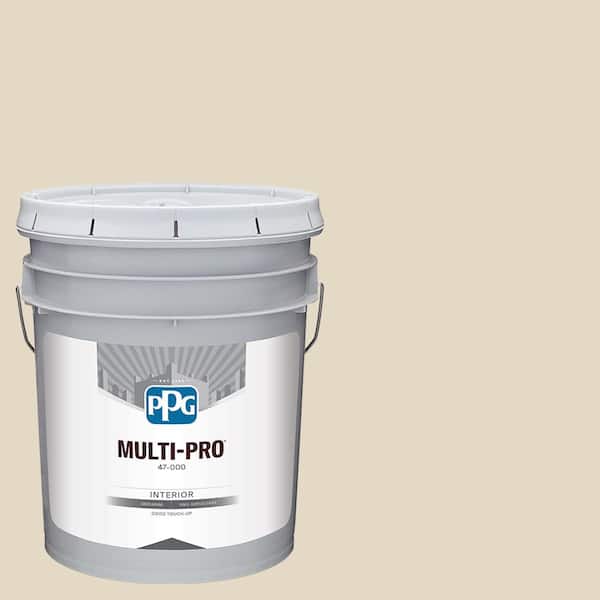MULTI-PRO 5 gal. PPG1085-2 Bone White Semi-Gloss Interior Paint