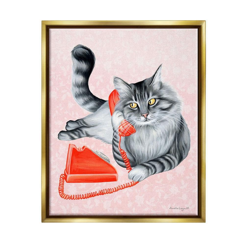 Crystal Art Playful Cat Mounted Kit Diamond Painting