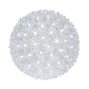 6 in. 70-Light LED Cool White Decorative Starlight Sphere